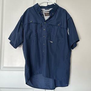 Drake Men’s Casual Short Sleeve Button Down